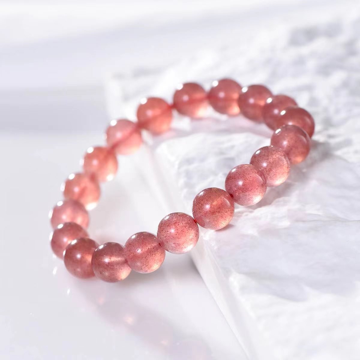Strawberry Quartz Essence Bracelet - EclipticJewB2G1FBraceletsnew