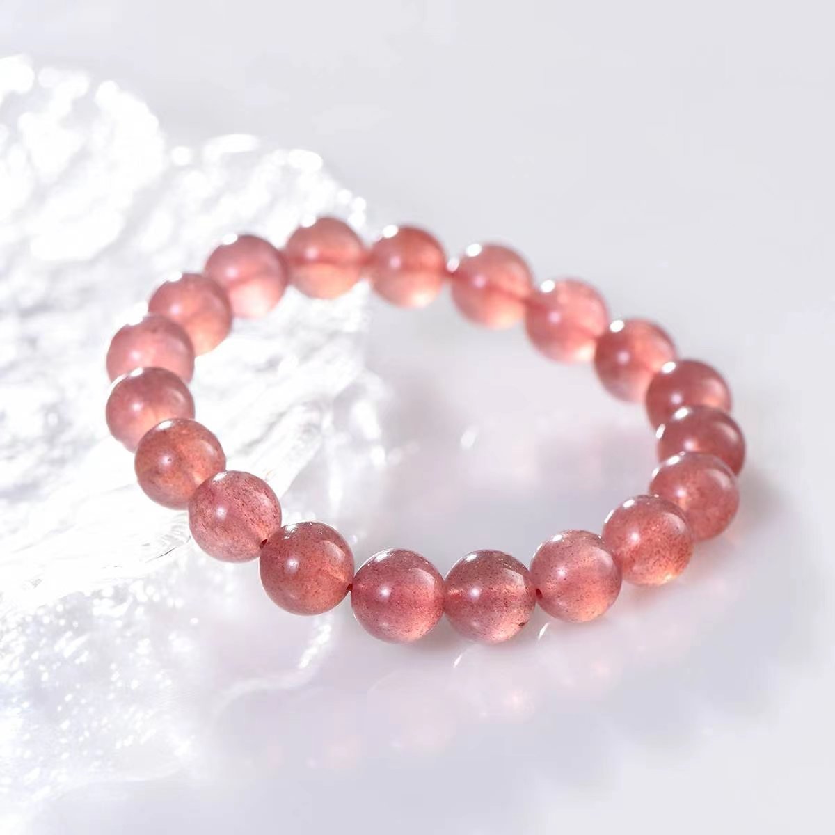 Strawberry Quartz Essence Bracelet - EclipticJewB2G1FBraceletsnew