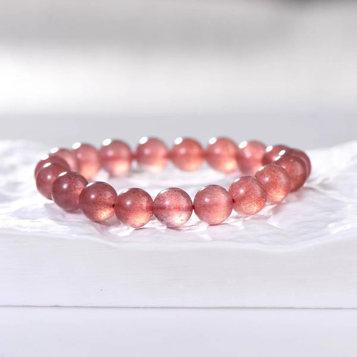 Strawberry Quartz Essence Bracelet - EclipticJewB2G1FBraceletsnew