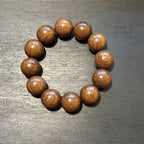Taihang Thuja Wood Bracelet, High Oil Aged Cliff Cypress Beads, Meditation Prayer Mala, Spiritual Grounding Gift, 18mm