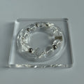Taoist Blessed Brazilian AA Clear Quartz Bracelet, White Crystal Amulet