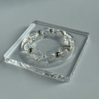 Taoist Blessed Brazilian AA Clear Quartz Bracelet, White Crystal Amulet