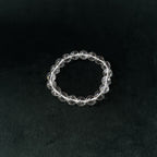 Taoist Blessed Clear Quartz Bracelet, 10mm Natural White Crystal