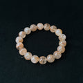 Taoist Blessed Golden Hematoid Quartz Bracelet, Vitality & Focus Amulet