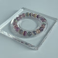 Taoist Blessed Rainbow Fluorite Bracelet | Natural Wisdom & Clarity Crystal | Consecrated Spiritual Protection Amulet