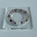 Taoist Blessed Super Seven & Amethyst Bracelet, Spiritual Growth & Healing Amulet