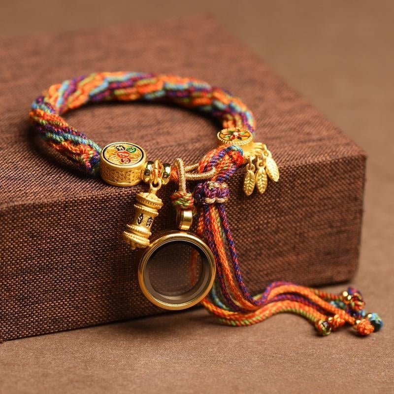 Tibetan Dream Catcher Hand - Woven Bracelet - EclipticJewnewtrend