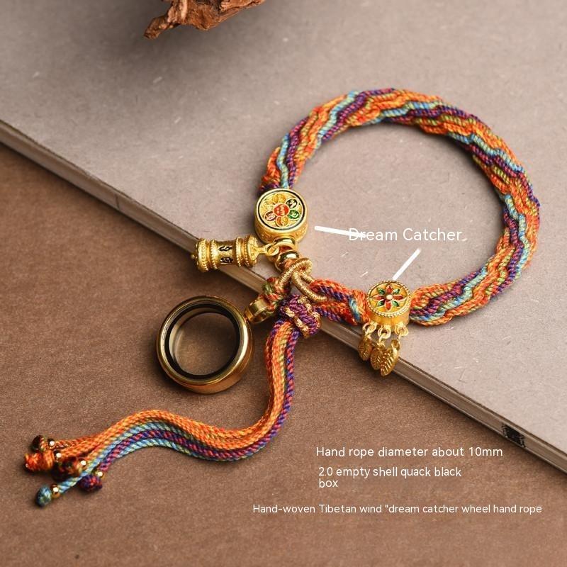 Tibetan Dream Catcher Hand - Woven Bracelet - EclipticJewnewtrend
