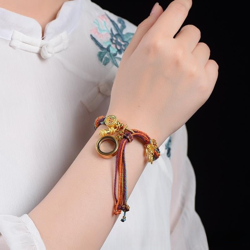 Tibetan Dream Catcher Hand - Woven Bracelet - EclipticJewnewtrend