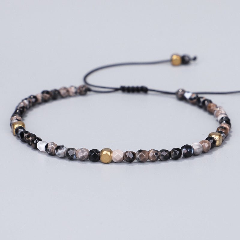 Tibetan Earthy Elegance Stone Bead Bracelet - EclipticJewBraceletsnew