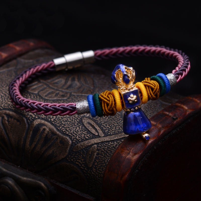 Tibetan Hand - Knitted Bracelet - EclipticJew