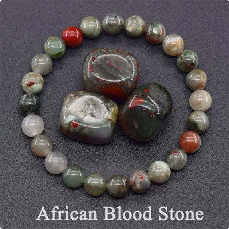 Tiger Eye Beaded Yoga Bracelet - Natural Stone Elastic - EclipticJew