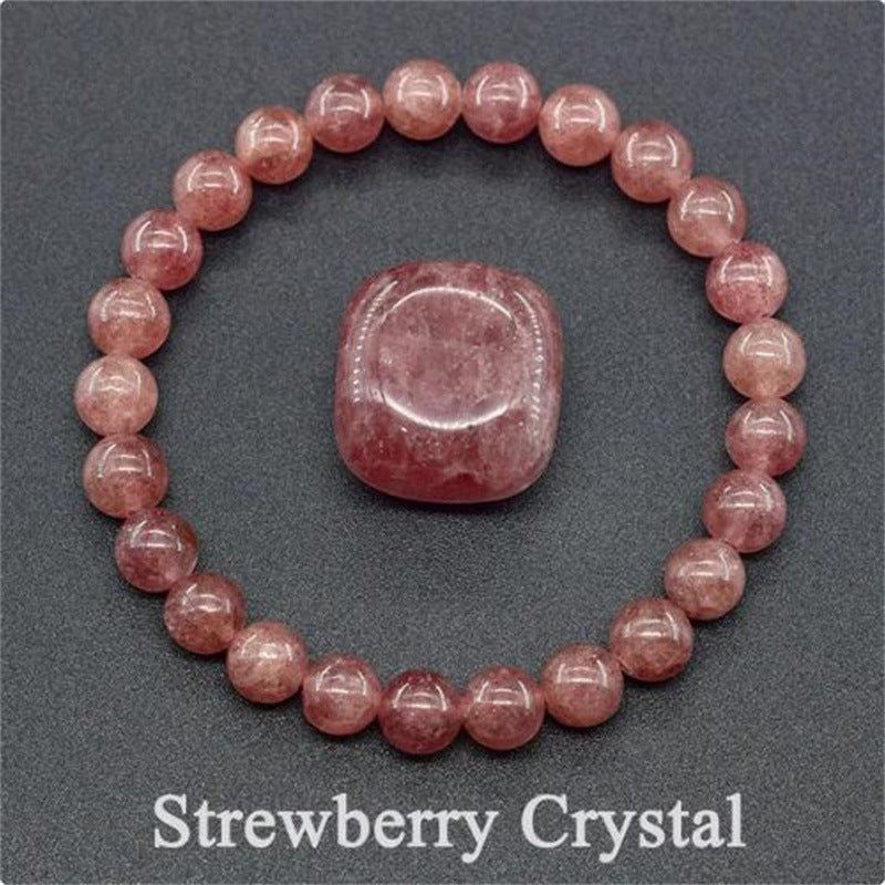Tiger Eye Beaded Yoga Bracelet - Natural Stone Elastic - EclipticJew