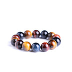 Tiger Eye Bracelet Natural Crystal Stone Buddha Bead Bracelet - EclipticJew