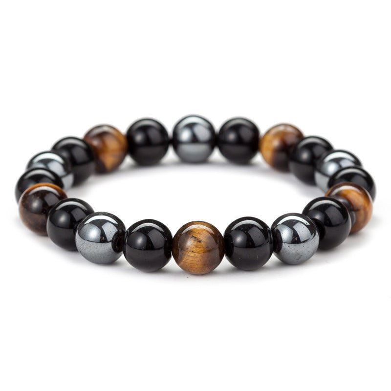 Tiger Eye Stone Bracelet Natural Stone Bracelet - EclipticJew