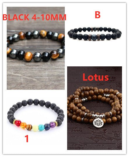 Tiger Eye Stone Bracelet Natural Stone Bracelet - EclipticJew