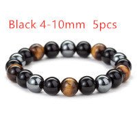 Tiger Eye Stone Bracelet Natural Stone Bracelet - EclipticJew