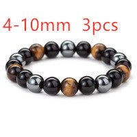 Tiger Eye Stone Bracelet Natural Stone Bracelet - EclipticJew