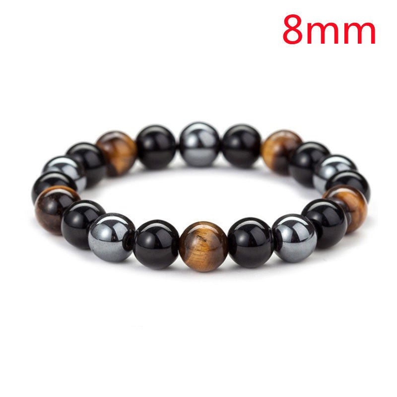 Tiger Eye Stone Bracelet Natural Stone Bracelet - EclipticJew