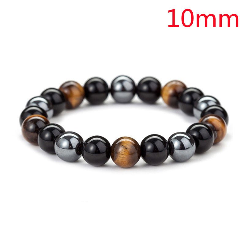 Tiger Eye Stone Bracelet Natural Stone Bracelet - EclipticJew