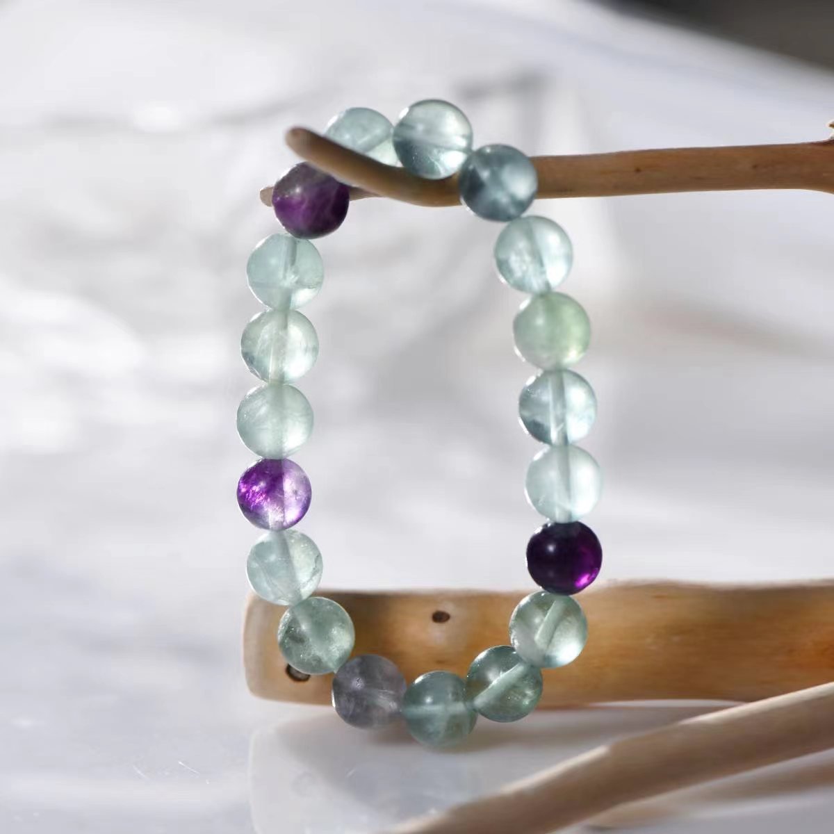 Verdant Calm Fluorite Harmony Bracelet - EclipticJewBraceletsnewtrend