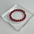 Vermilion Cinnabar Bracelet | Azure Dragon 8mm Beads Bracelet