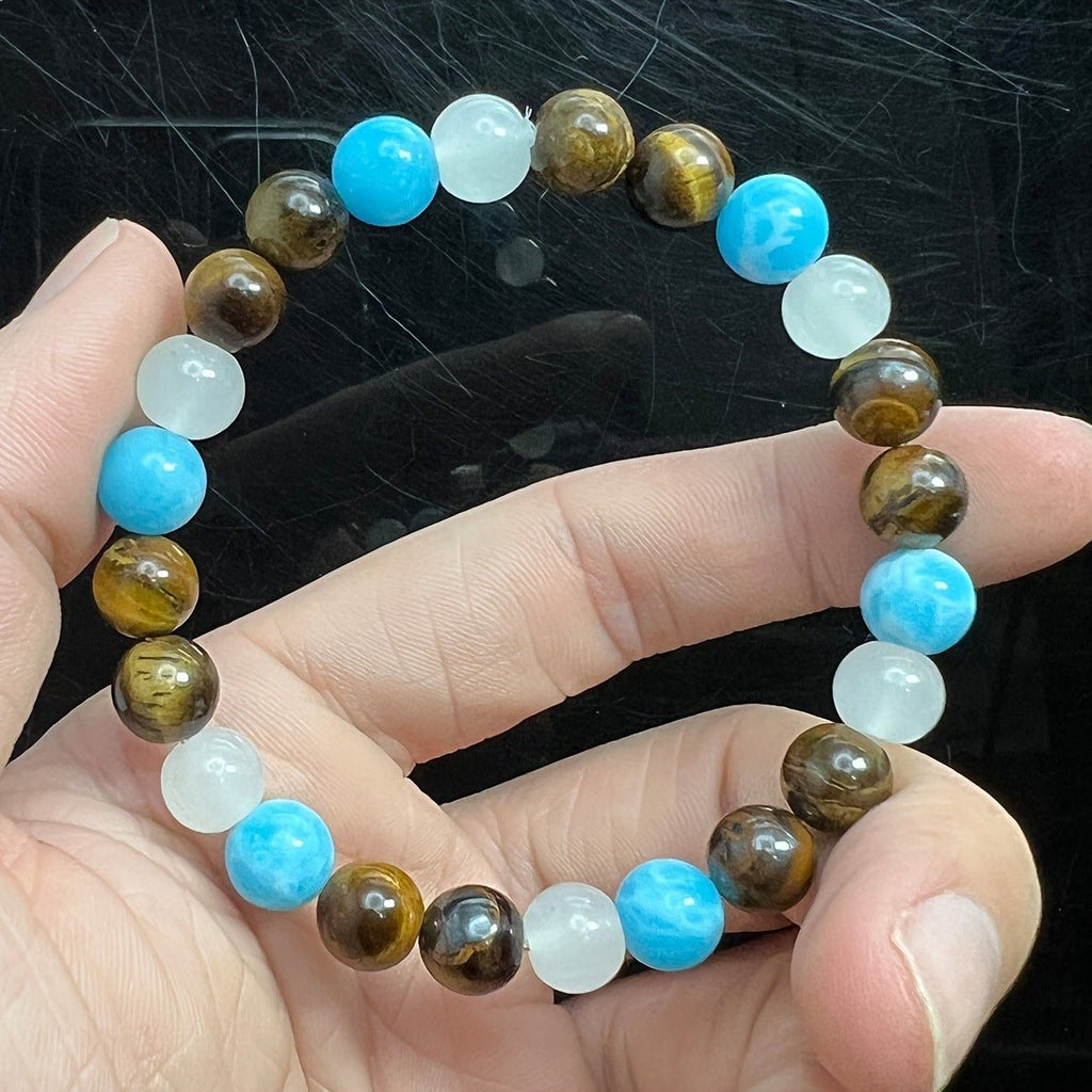 Versatile Tiger Eye Stone Men's Beaded Bracelet - EclipticJew