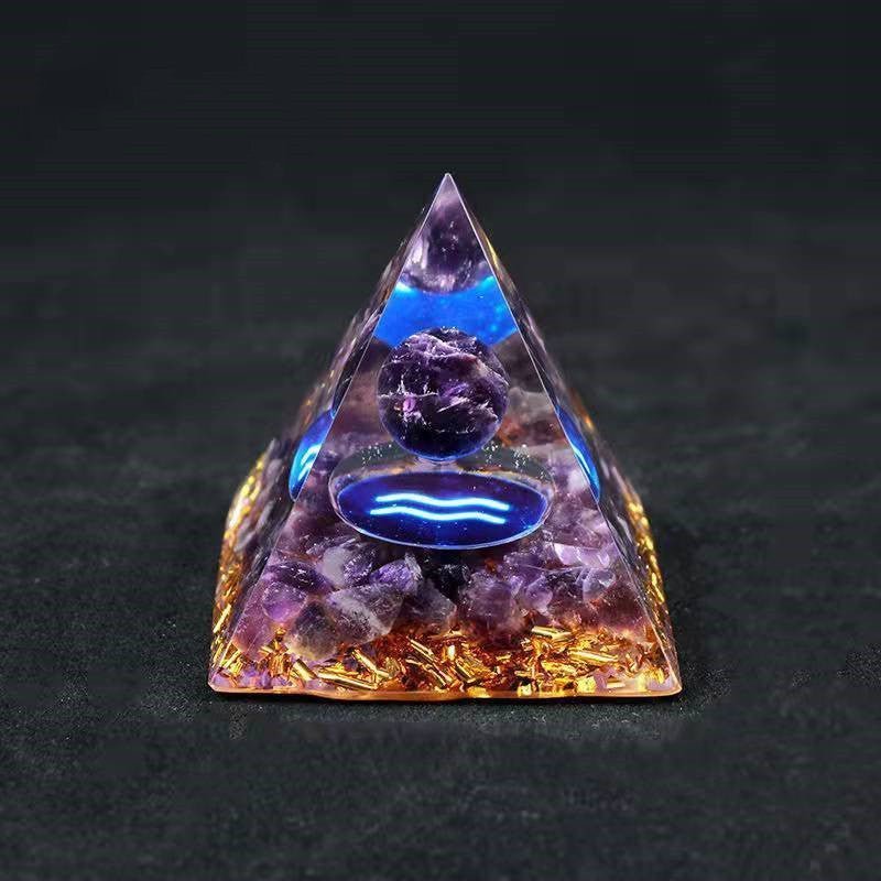 Zodiac Chakra Pyramid Crystal Gravel Bedroom Ornament - EclipticJew
